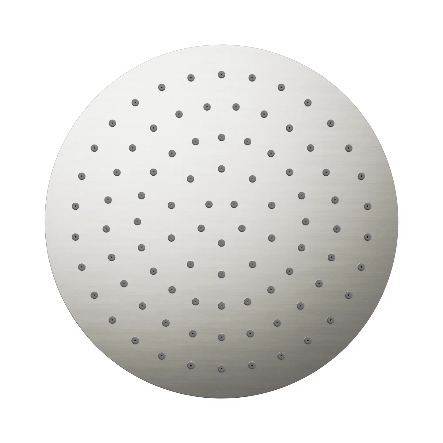 250mm Round Metal Shower Head II Brushed Nickel
