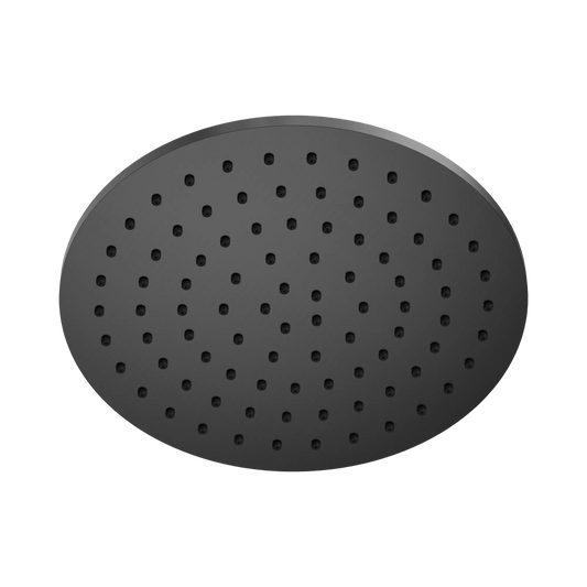 250mm Round Metal Shower Head II Gun Metal