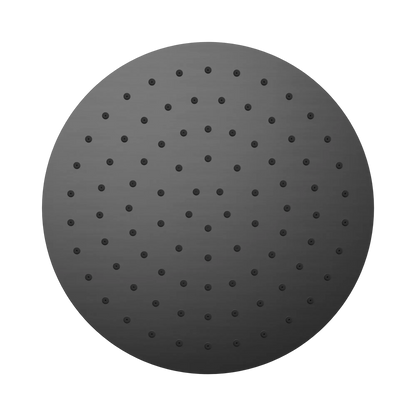 250mm Round Metal Shower Head II Gun Metal
