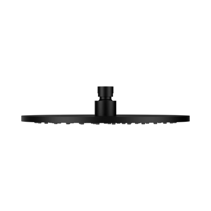 250mm Round Metal Shower Head II Matte Black