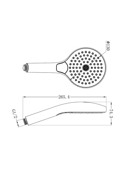 Air Hand Shower II Matte White