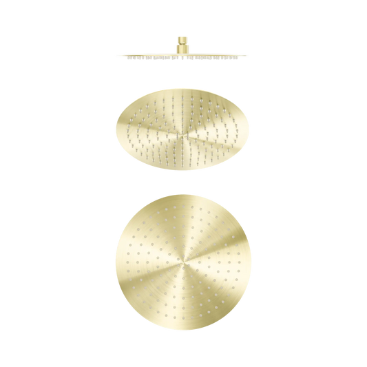 Zen SS316L 300mm Round Shower Head Brushed Gold