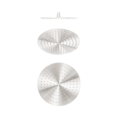 Zen SS316L 300mm Round Shower Head Brushed Nickel