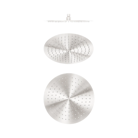 Zen SS316L 300mm Round Shower Head Brushed Nickel