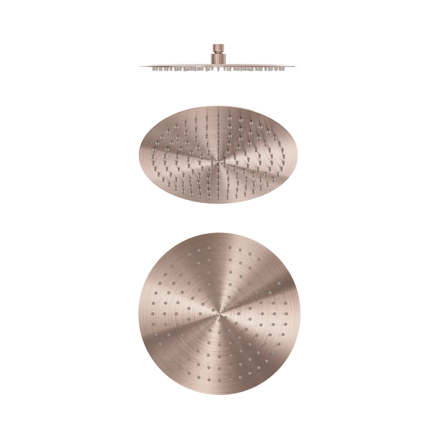 Zen SS316L 300mm Round Shower Head Brushed Bronze