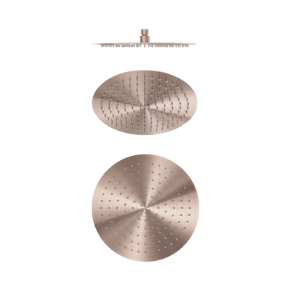 Zen SS316L 300mm Round Shower Head Brushed Bronze