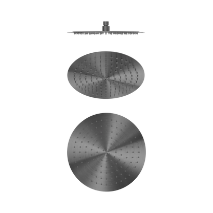 Zen SS316L 300mm Round Shower Head Graphite