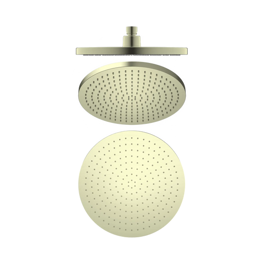 230mm Air Shower Head Brushed Gold