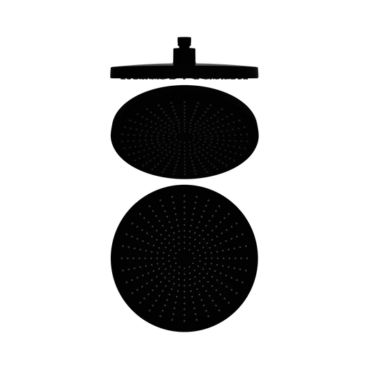 Opal 250mm Shower Head Matte Black