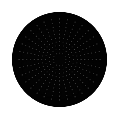 Opal 250mm Shower Head Matte Black