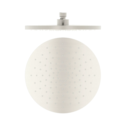 250mm ABS Round Shower Head Brushed Nickel