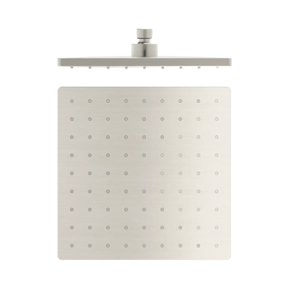 250mm ABS Square Shower Head Brushed Nickel