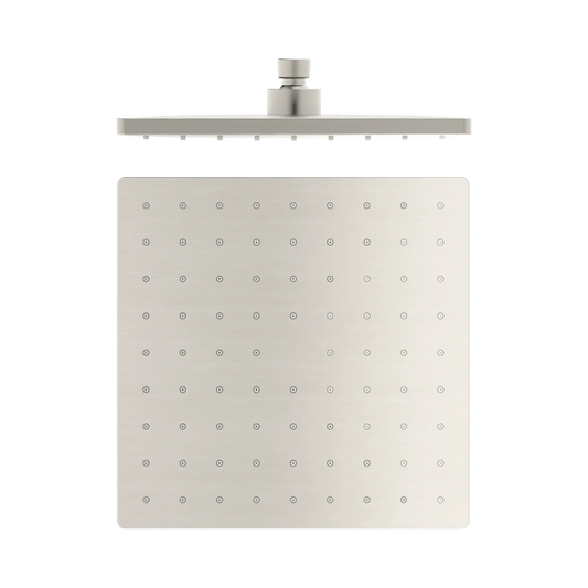 250mm ABS Square Shower Head Brushed Nickel