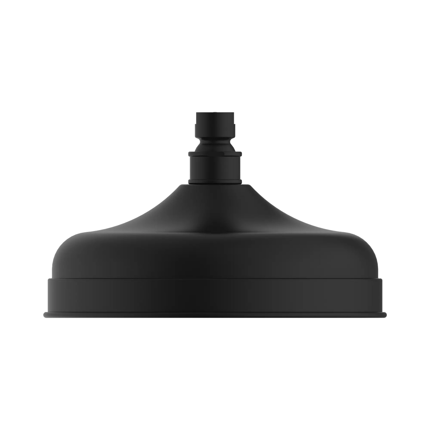 York 200mm Shower Head Matte Black