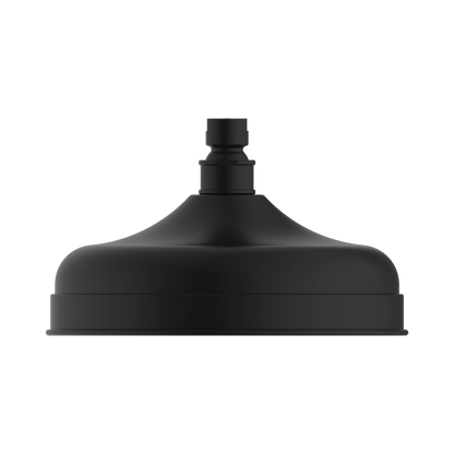 York 200mm Shower Head Matte Black
