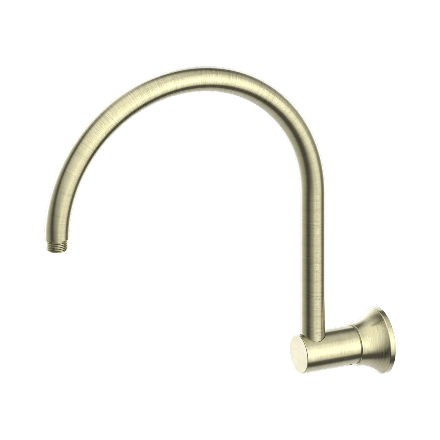 Nero York Wall Shower Arm Aged Brass