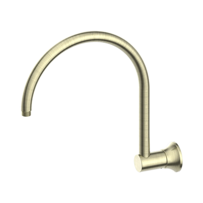 Nero York Wall Shower Arm Aged Brass