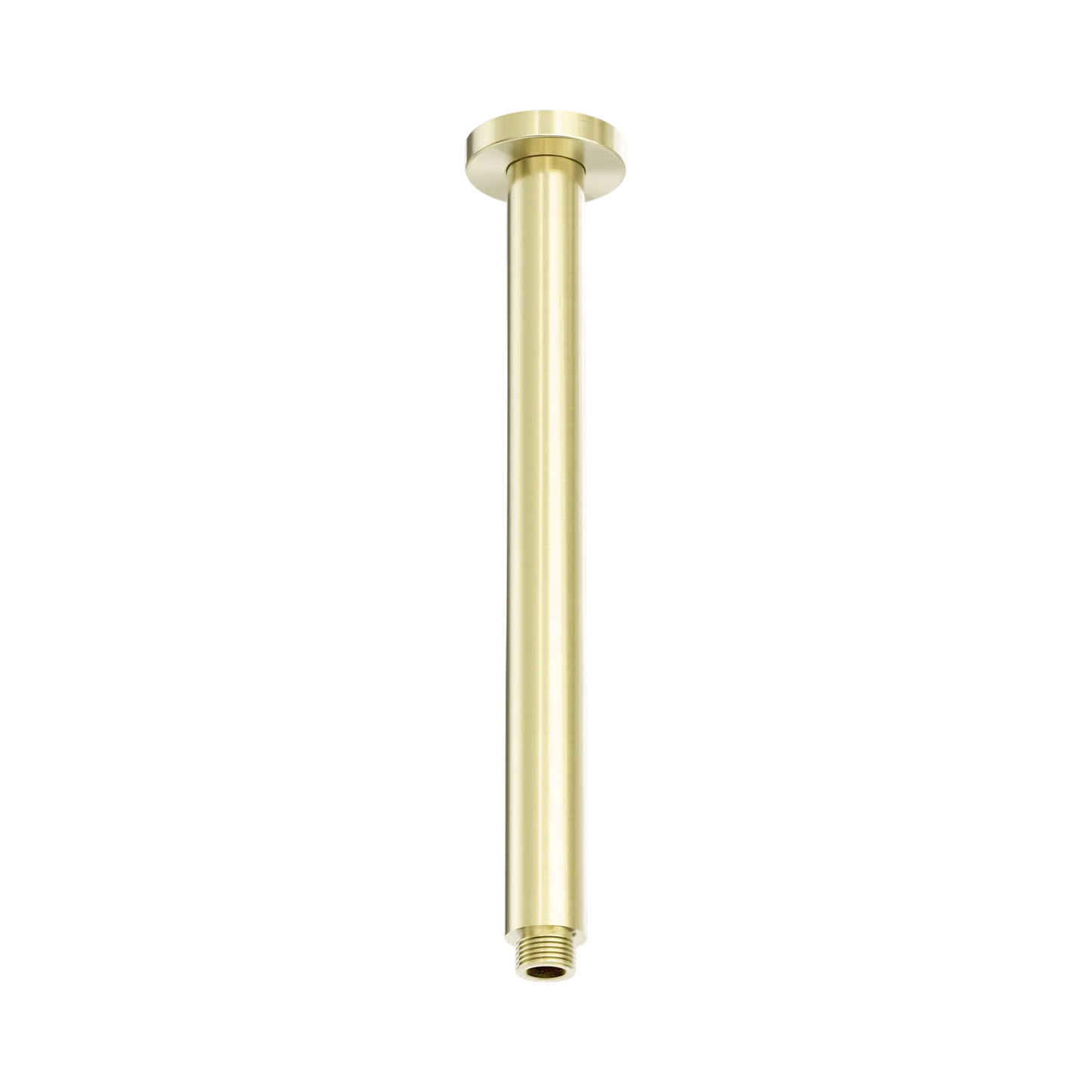 Zen SS316L Round Ceiling Arm 300mm Length Brushed Gold