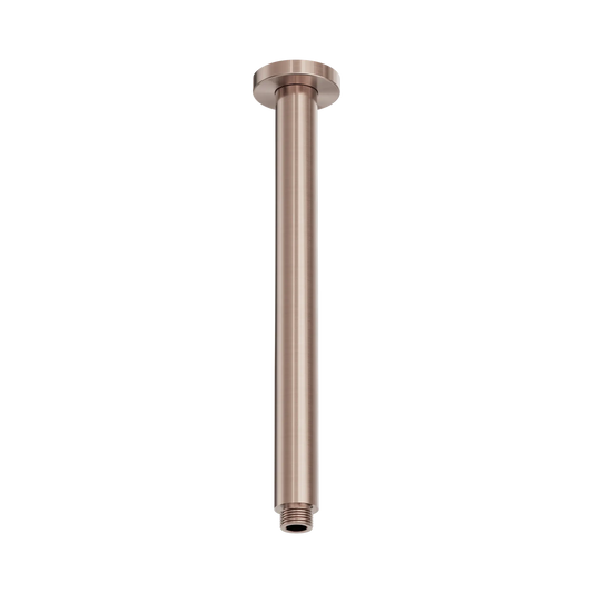 Zen SS316L Round Ceiling Arm 300mm Length Brushed Bronze