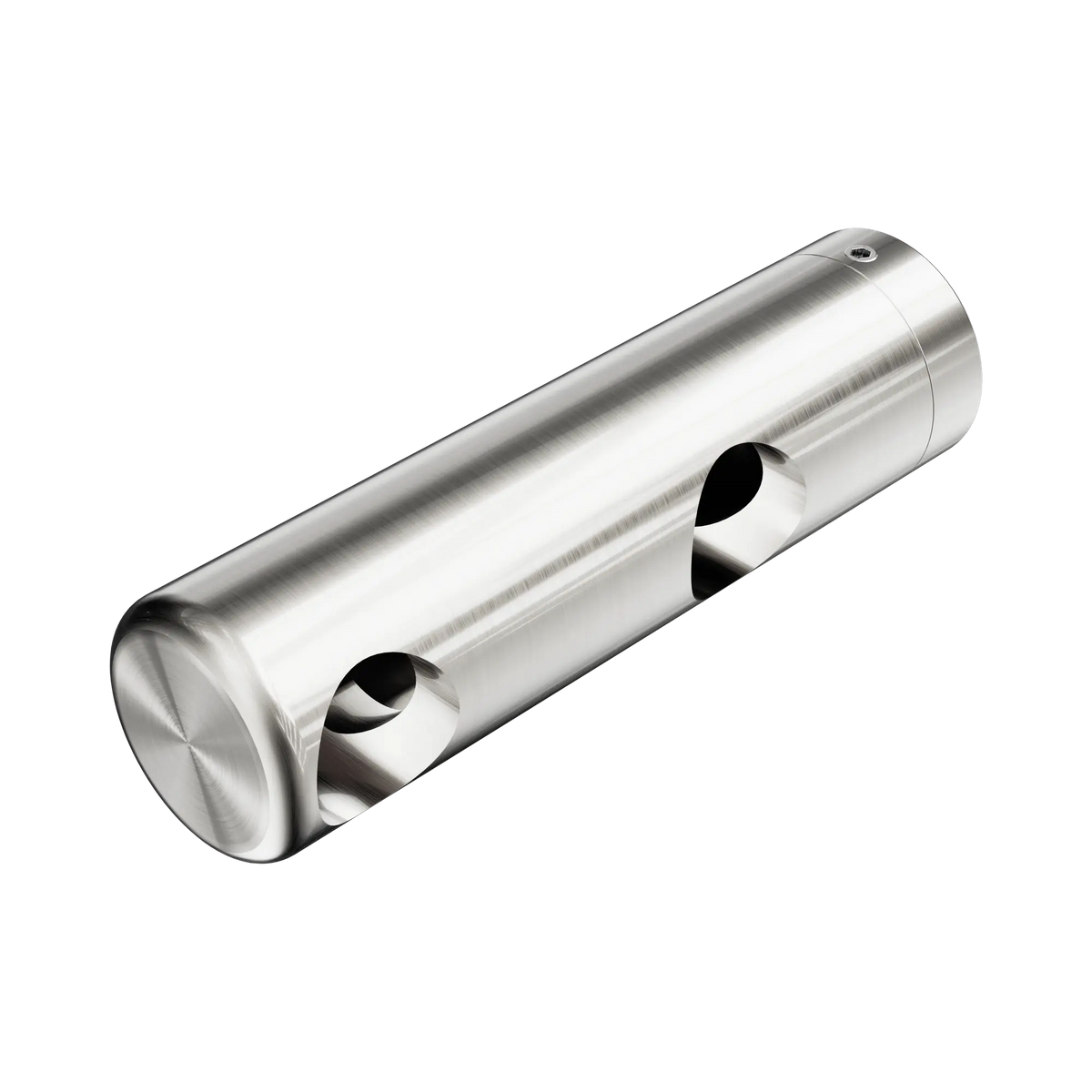 Nero Mecca Care Make Your Own 25mm Grab Rail Double Towel Bracket Left Brushed Nickel