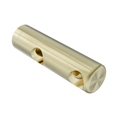 Mecca Care Make Your Own 25mm Grab Rail Double Towel Bracket Right Brushed Gold