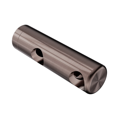 Nero Mecca Care Make Your Own 25mm Grab Rail Double Towel Bracket Right Brushed Bronze