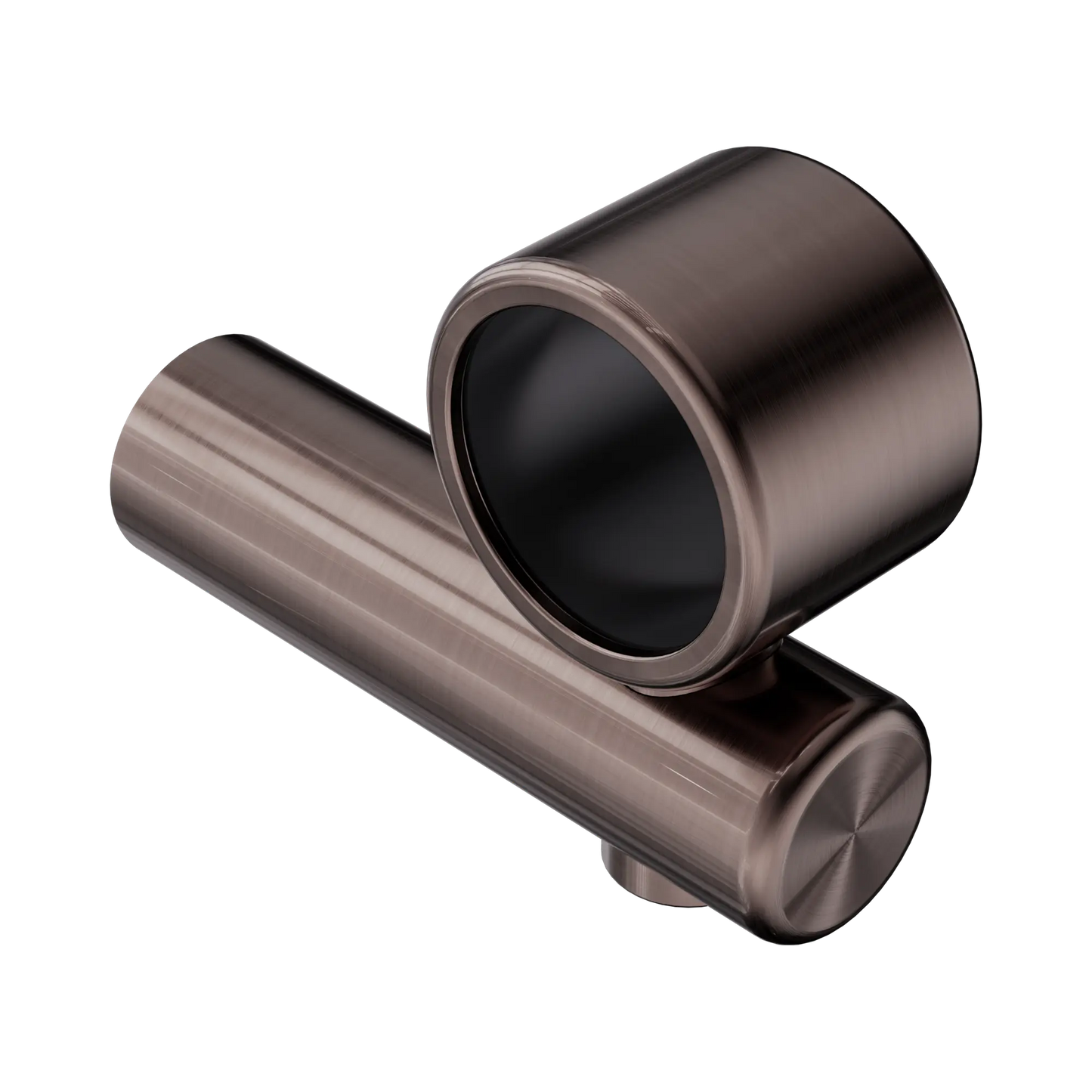 Nero Mecca Care Make Your Own 32mm Hand Rail Undermount Mid Bracket Brushed Bronze