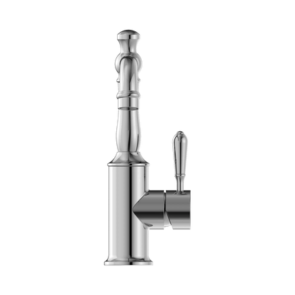 York Basin Mixer With Metal Lever Chrome