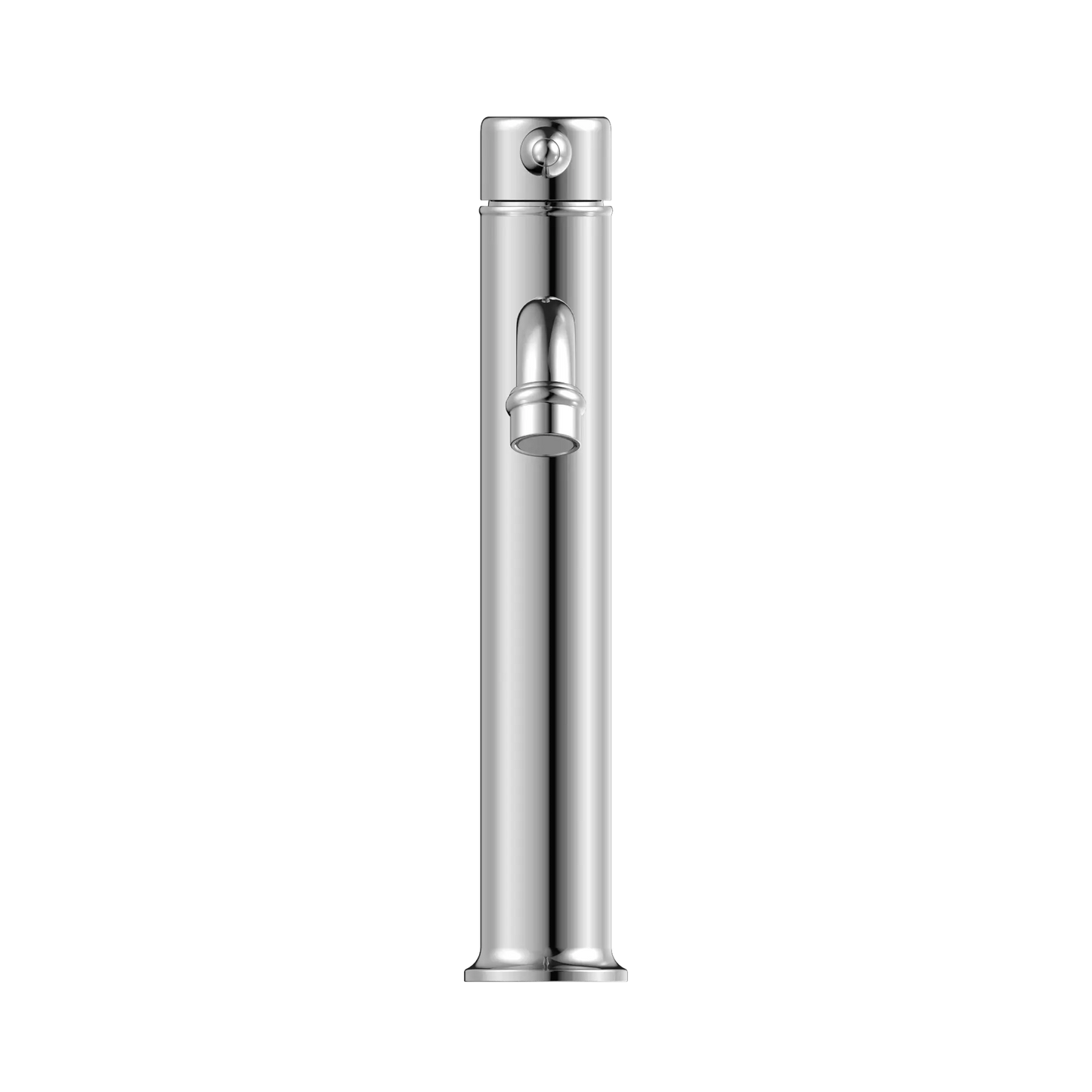 York Straight Tall Basin Mixer With Metal Lever Chrome