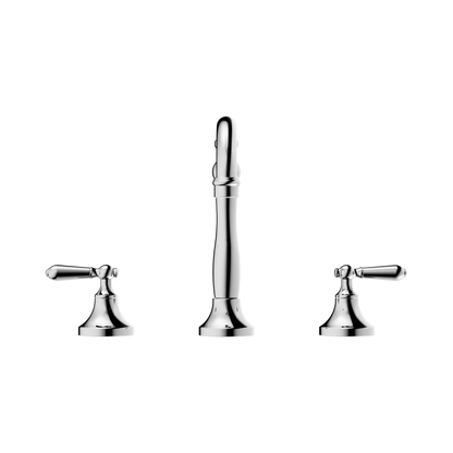 York Basin Set With Metal Lever Chrome