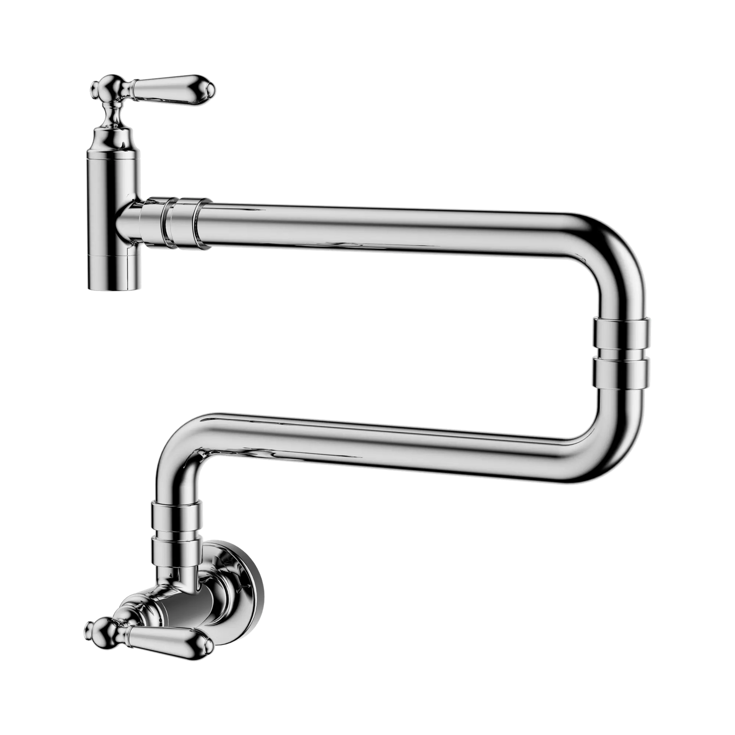 York Wall Mounted Pot Filler Chrome