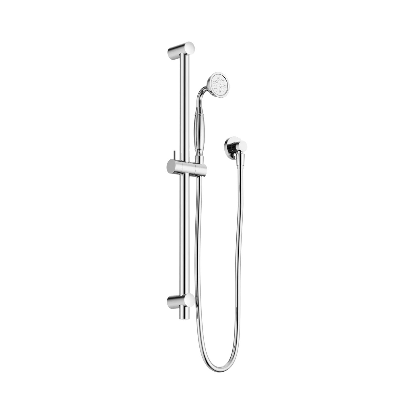 York Shower Rail With Metal Hand Shower Chrome