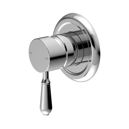 York Shower Mixer With Metal Lever Chrome
