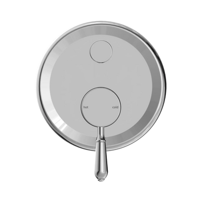 York Shower Mixer With Diverter With Metal Lever Chrome