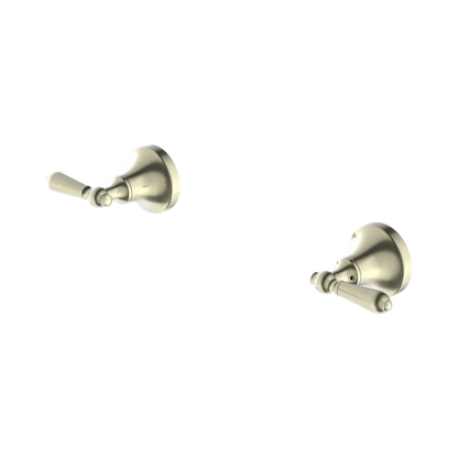 York Wall Top Assemblies With Metal Lever Aged Brass