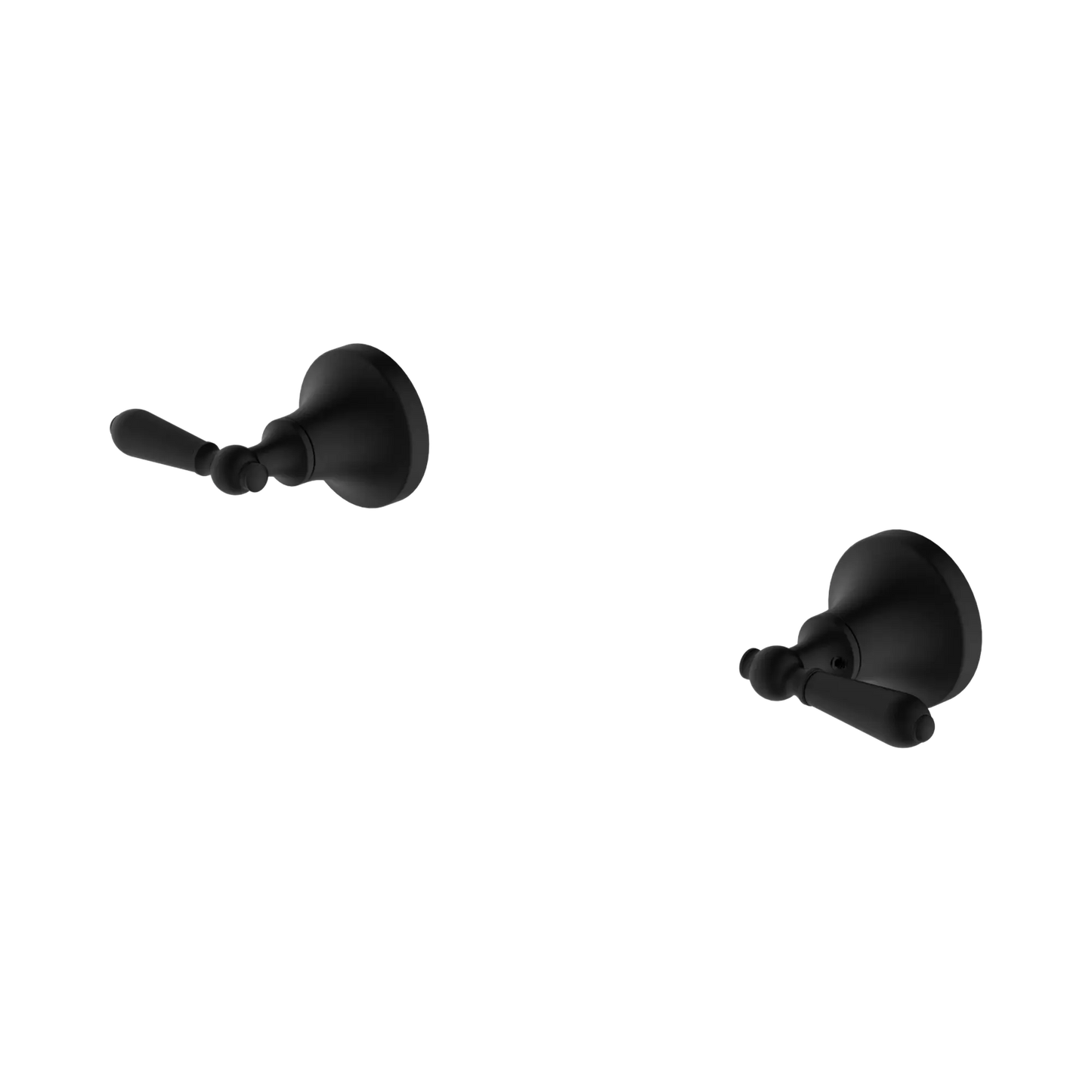 York Wall Top Assemblies With Metal Lever Matte Black