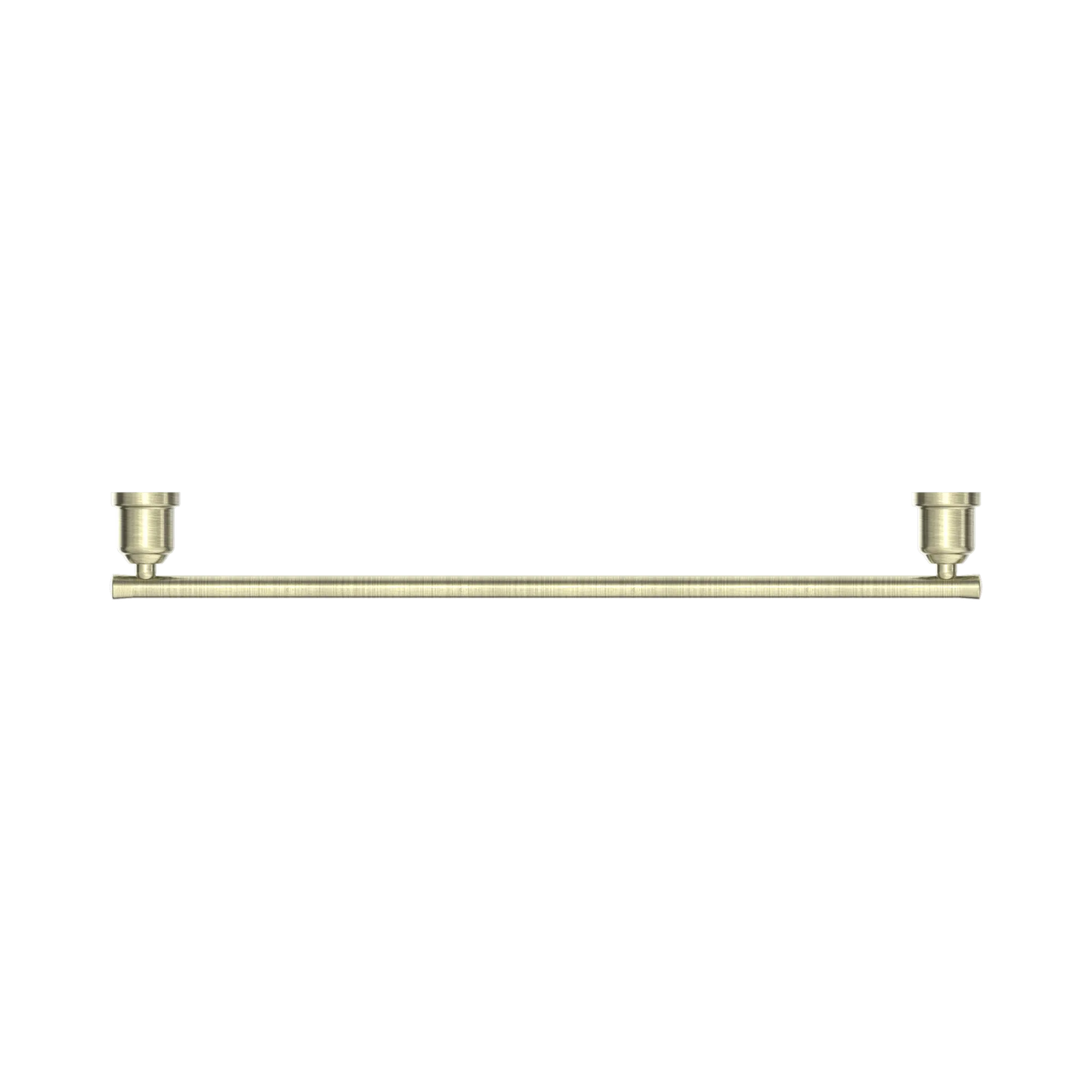 York Single Towel Rail 600mm Aged Brass