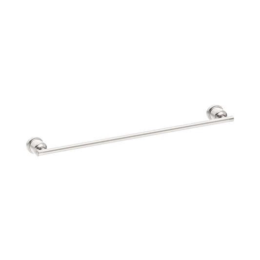 York Single Towel Rail 600mm Brushed Nickel