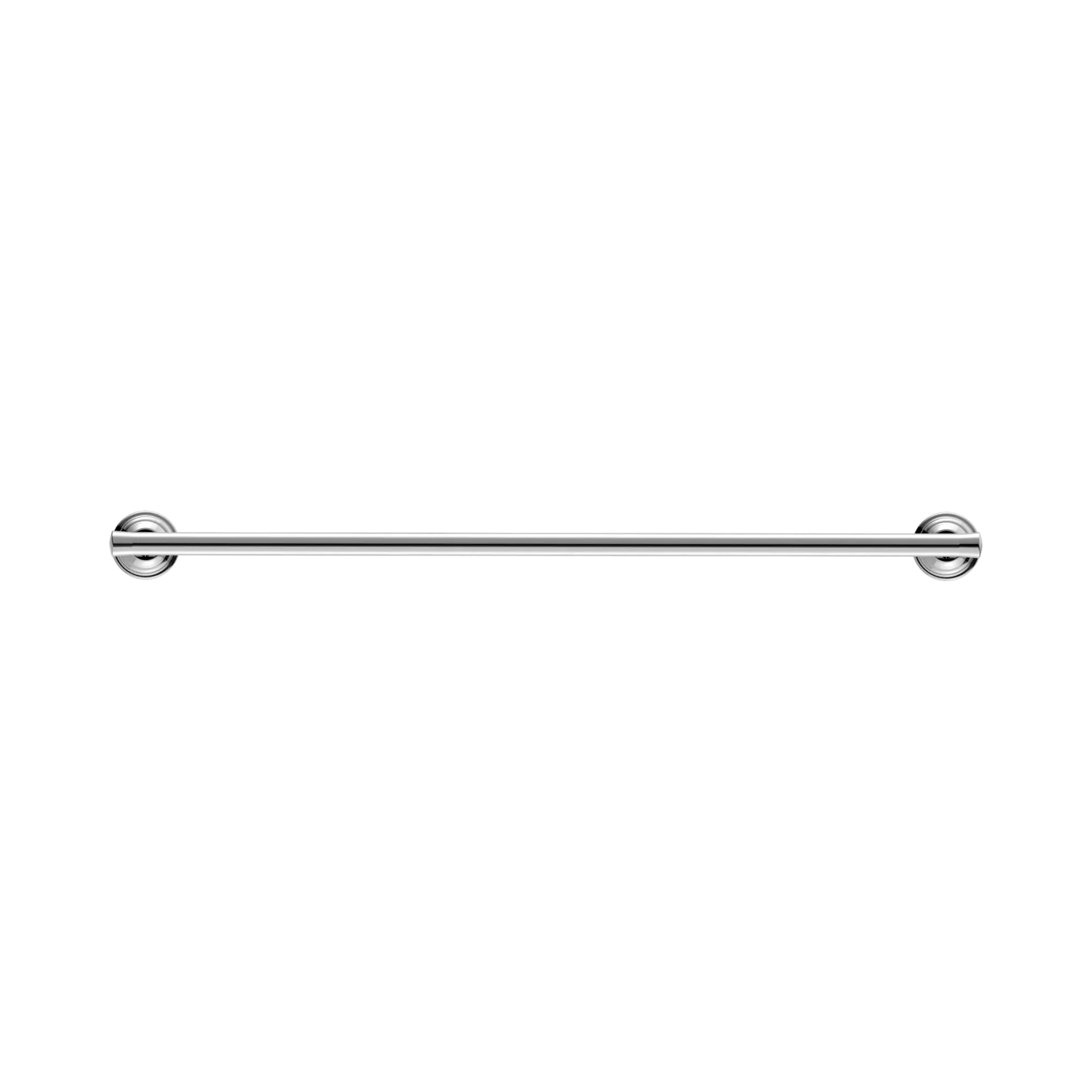 York Single Towel Rail 600mm Chrome