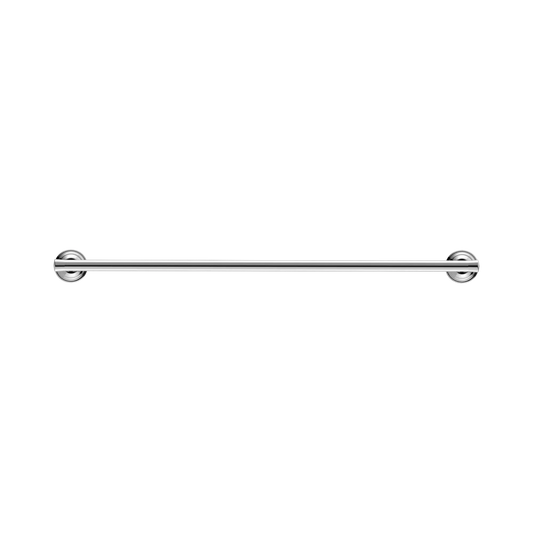 York Single Towel Rail 600mm Chrome