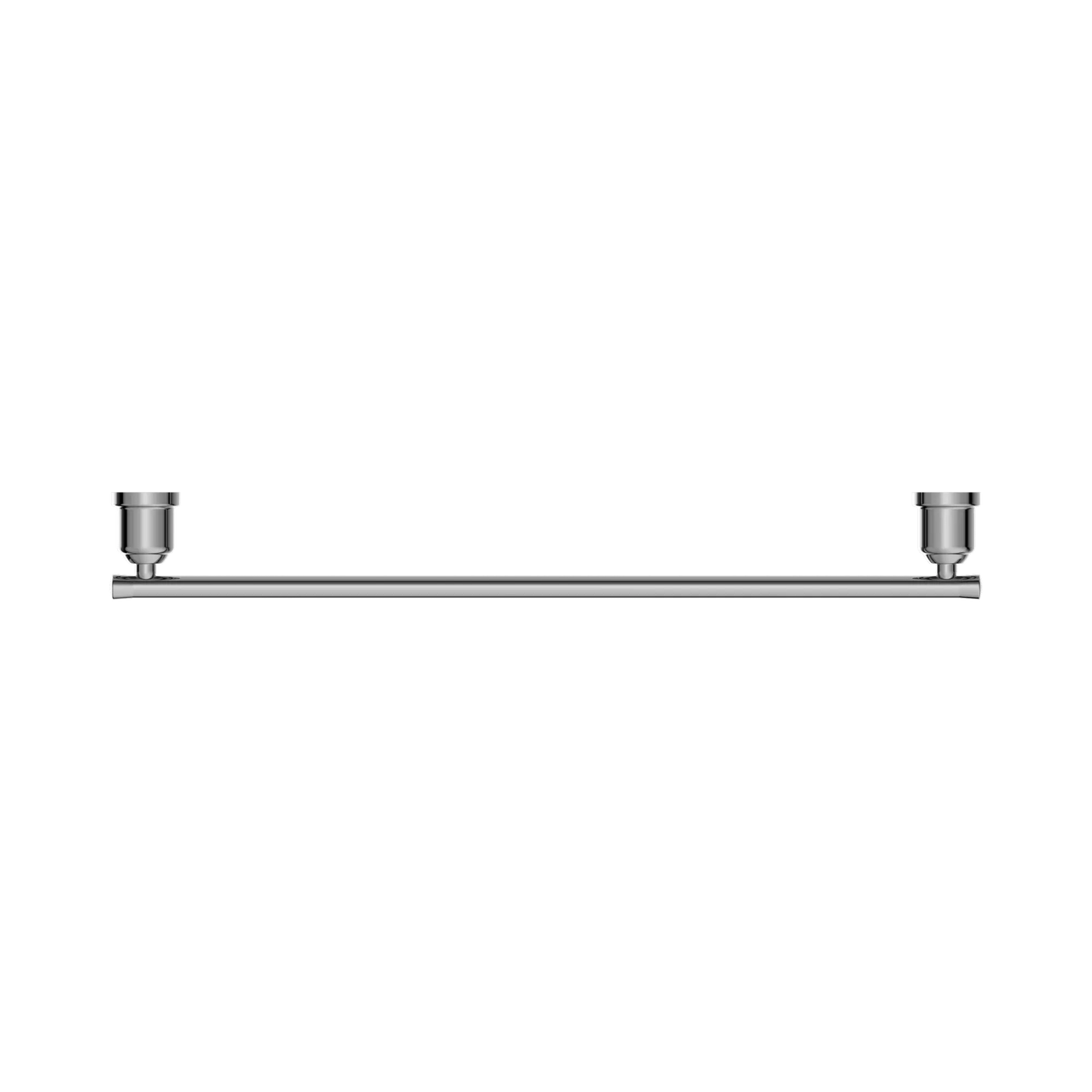 York Single Towel Rail 600mm Chrome