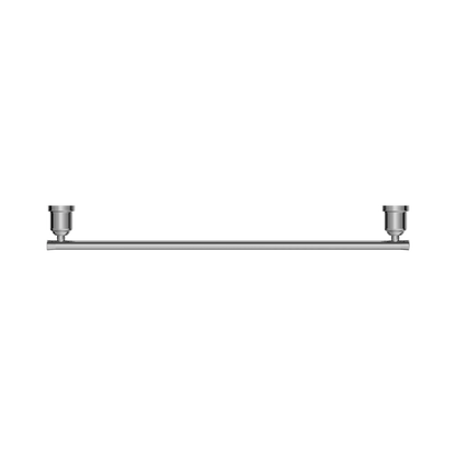 York Single Towel Rail 600mm Chrome