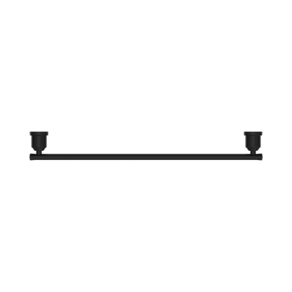 York Single Towel Rail 600mm Matte Black