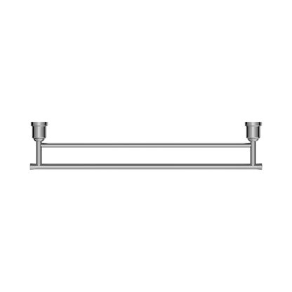 York Double Towel Rail 600mm Chrome
