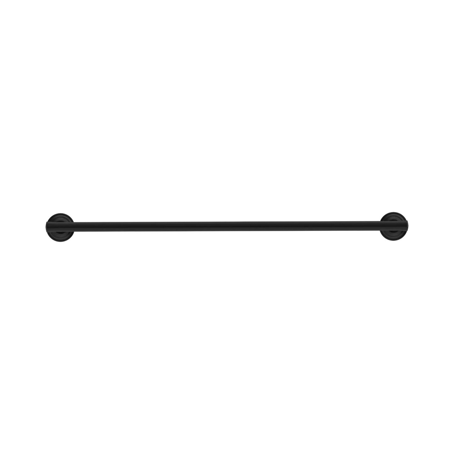 York Double Towel Rail 600mm Matte Black