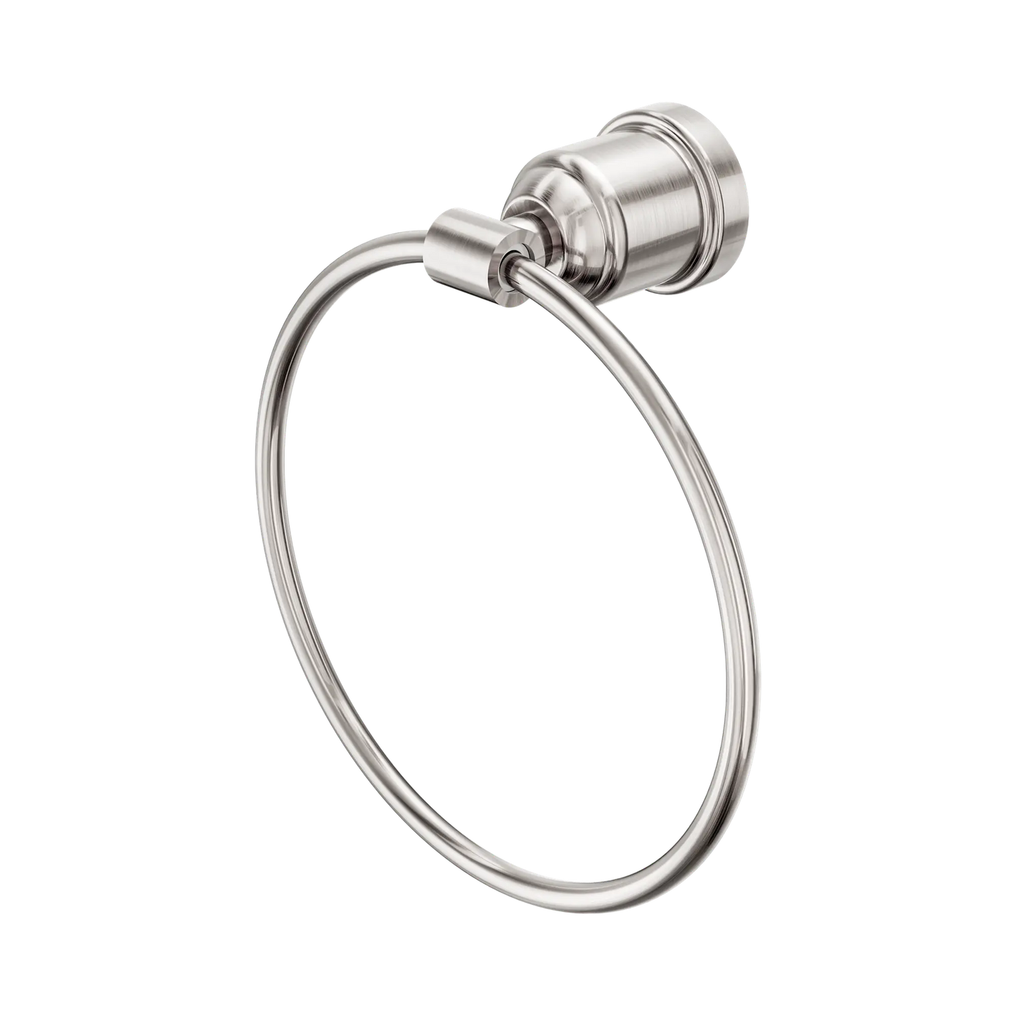 York Towel Ring Brushed Nickel