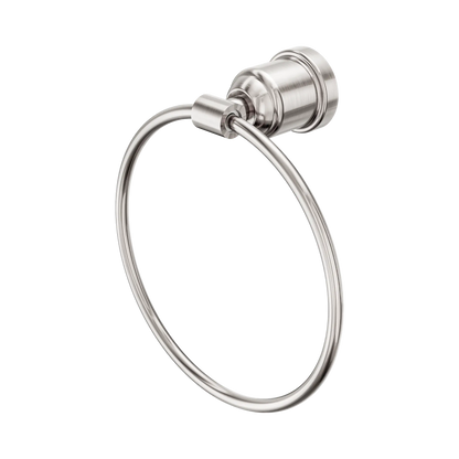 York Towel Ring Brushed Nickel