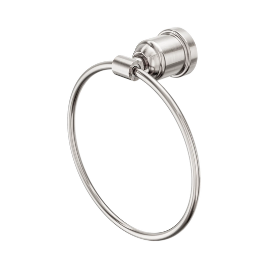 York Towel Ring Brushed Nickel