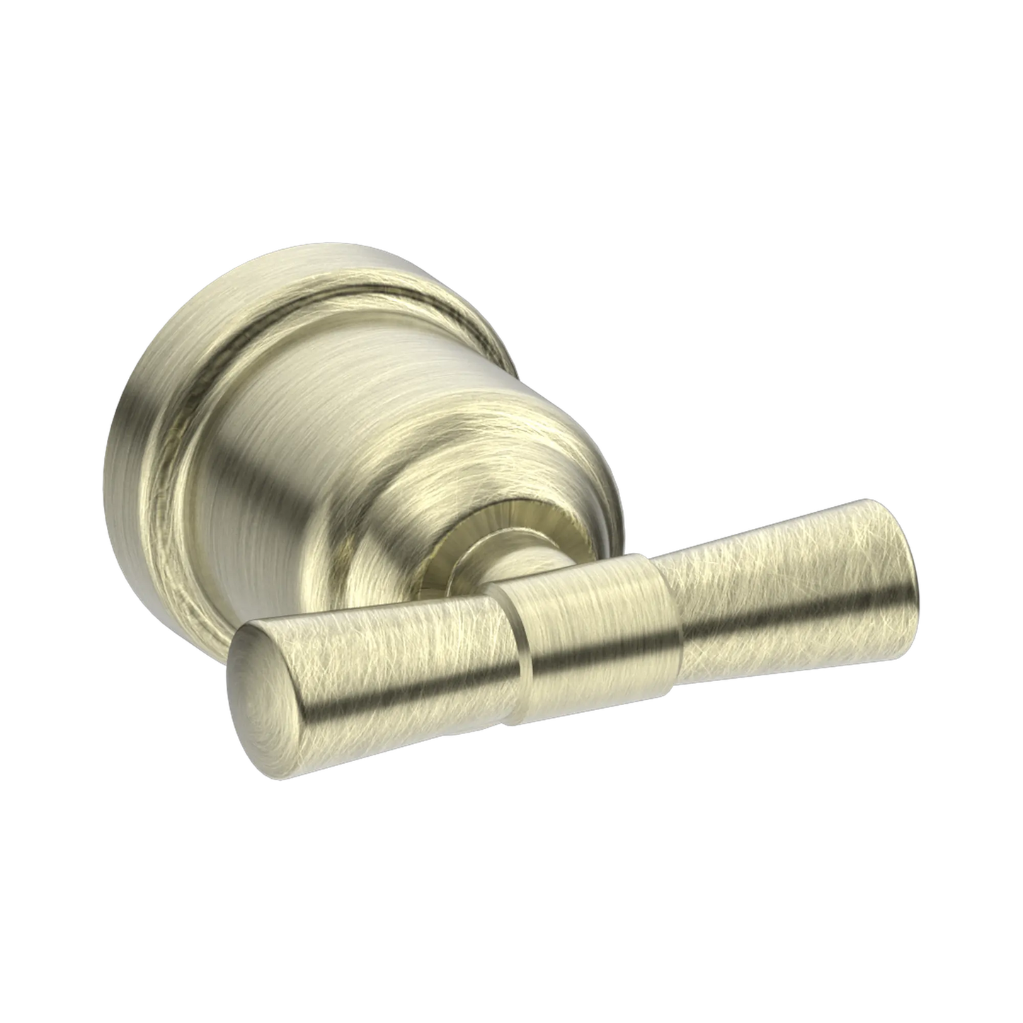 York Robe Hook Aged Brass