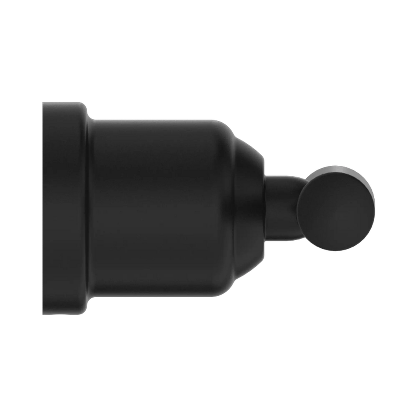 York Robe Hook Matte Black
